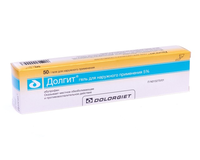 Изображение товара Долгит гель 5% 50г