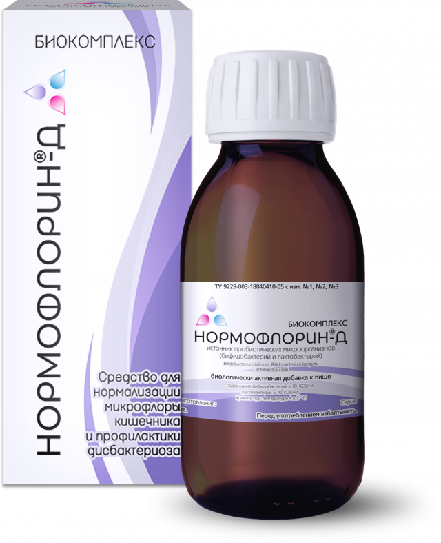 Изображение товара Нормофлорин-Д биокомплекс концентрат жидкий 100мл