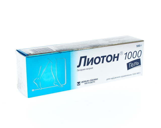 Изображение товара Лиотон 1000 гель 1000 ЕД/г 100г
