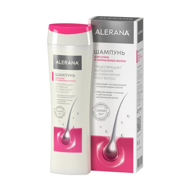 Изображение товара Алерана шампунь для сухих и нормальных волос 250 мл укрепление рост профилактика выпадения