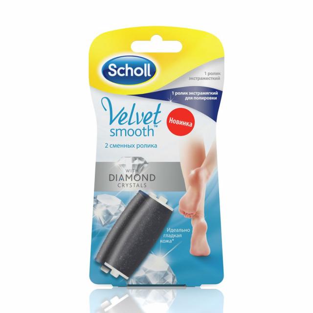 Изображение товара Сменные роликовые насадки для электрической пилки Scholl Velvet Smooth 2 шт