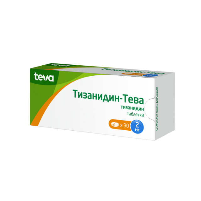Изображение товара Тизанидин-Тева таблетки 2мг №30