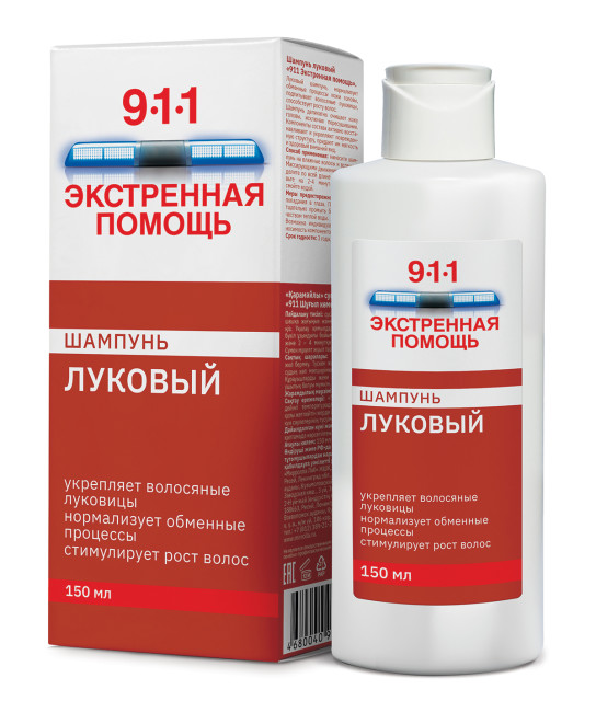 Изображение товара Луковый шампунь 911 Экстр.Помощь для предотвращения выпадения волос 150 мл