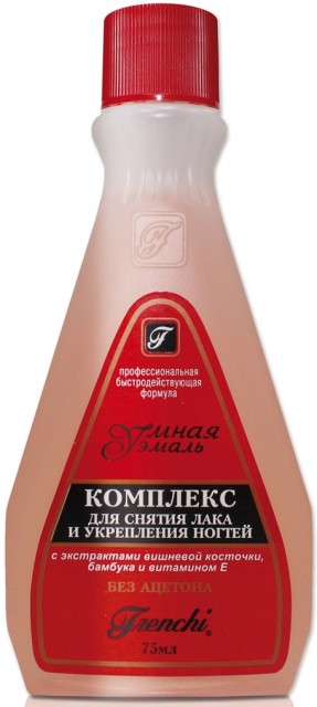 Изображение товара Умная эмаль комплекс для снятия лака вишня 75мл с витаминами и экстрактами