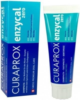Изображение товара Курапрокс зубная паста Энзикал Зеро 75 мл без фтора и лаурилсульфата