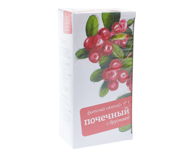 Изображение товара Алтай фиточай №4 Почечный (брусника) 2г №20