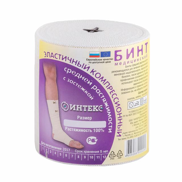 Изображение товара Интекс бинт эласт. СР с застеж. 5м х 10см