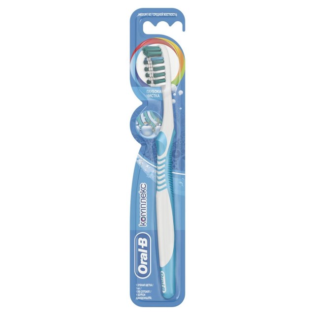 Изображение товара Зубная щетка Oral-B Complete Глубокая чистка средняя для ежедневного ухода