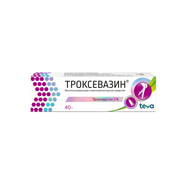 Изображение товара Троксевазин гель 2% 40г