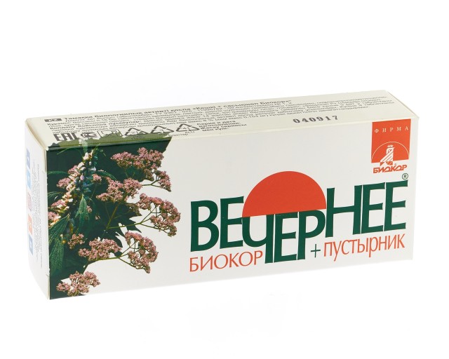 Изображение товара Вечернее+Пустырник Биокор др. №60