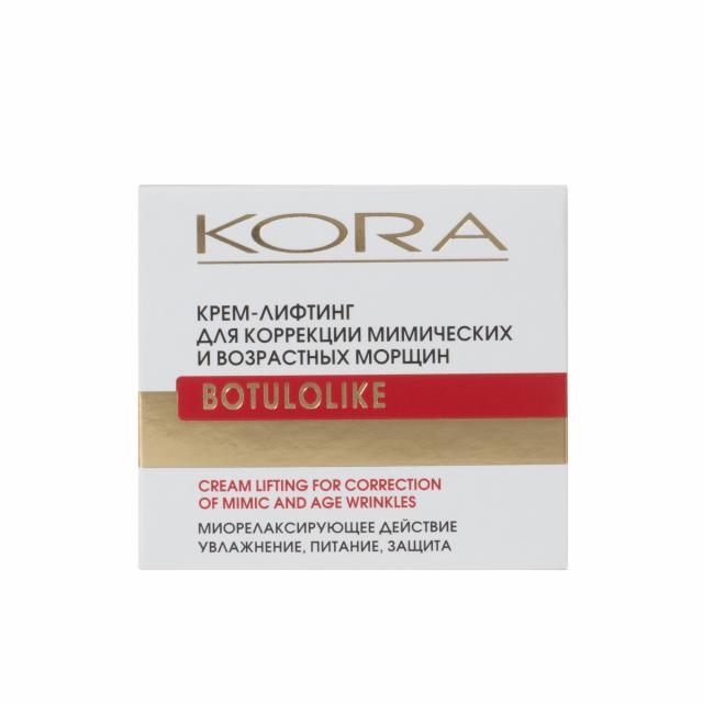 Изображение товара Кора крем для лица дневной лифтинг 50мл для коррекции морщин и омоложения