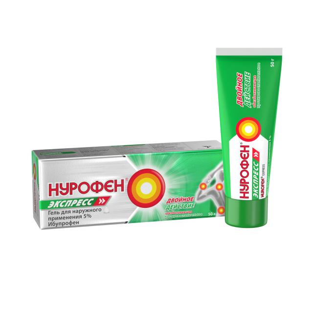 Изображение товара Нурофен Экспресс гель 5% 50г