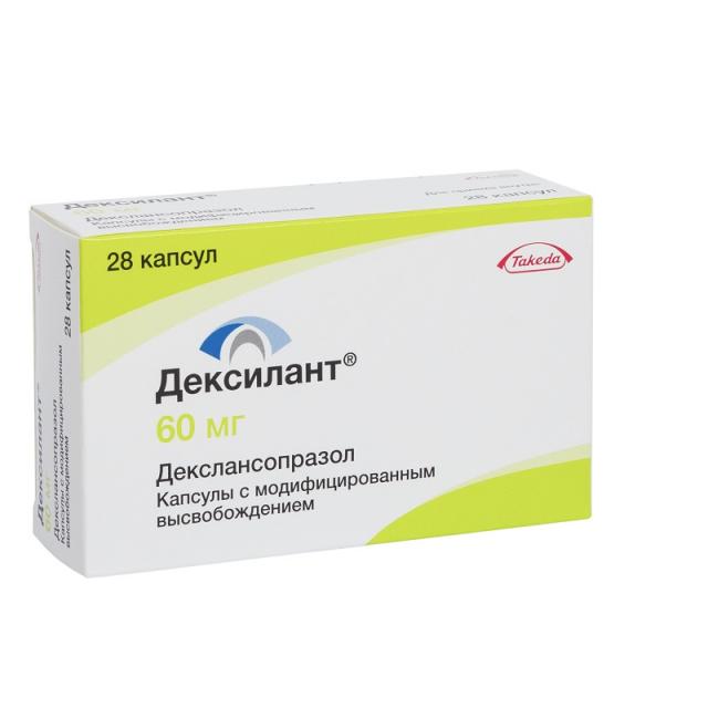 Изображение товара Дексилант капсулы с модиф. высвоб. 60мг №28