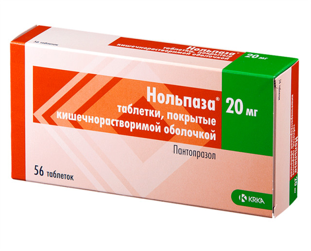 Изображение товара Нольпаза таблетки 20мг №56
