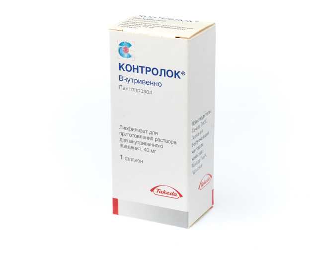 Изображение товара Контролок порошок для инъекций внутривенно 40мг фл. №1
