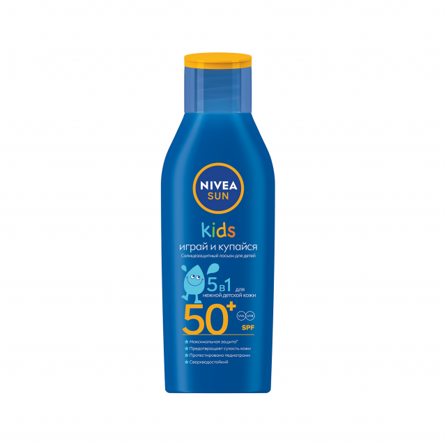 Изображение товара Нивея Сан лосьон солнцезащитный для детей SPF50+ 200мл 85486