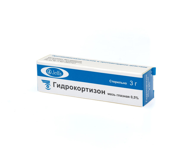 Изображение товара Гидрокортизон мазь глазная 0,5% 3г Эльфа