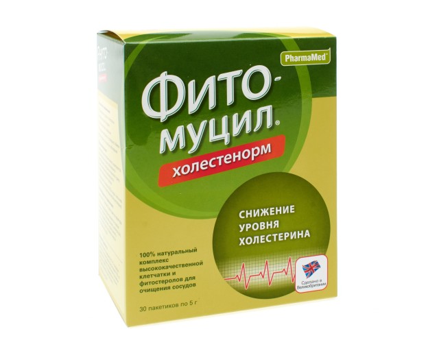 Изображение товара Фитомуцил Холестенорм порошок пакет 5г №30