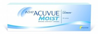 Изображение товара Контактные линзы однодневные Acuvue Moist диоптрии -5,25, 30 шт