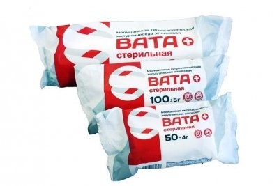 Изображение товара Вата хирург. стер. 100г