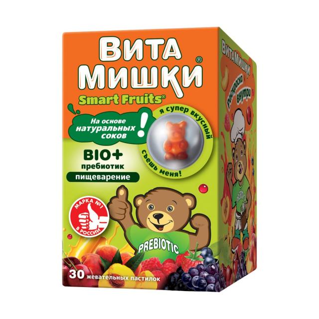 Изображение товара ВитаМишки БИО+ пастилки жевательные для детей №30 с витаминами и пребиотиками