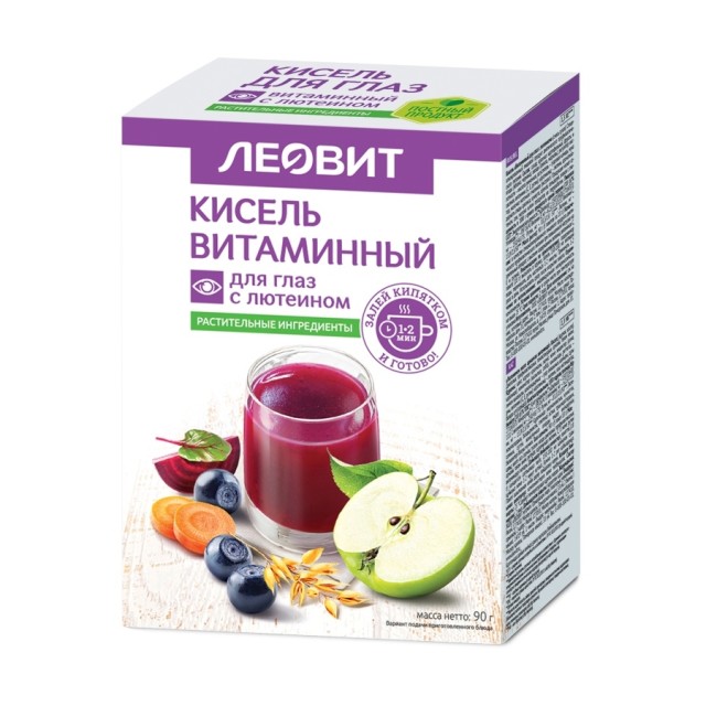 Изображение товара Леовит Кисель витамины для глаз с лютеином 18г №5