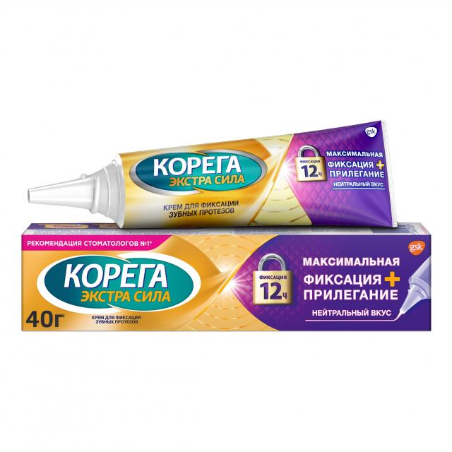 Изображение товара Крем для фиксации зубных протезов Корега Максимальное Прилегание 40 г