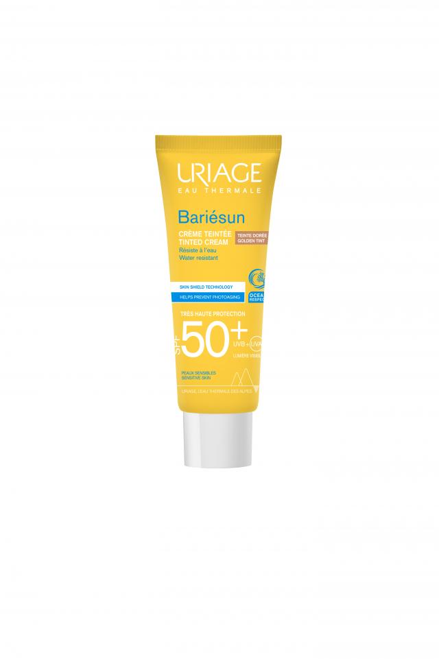 Изображение товара Урьяж Барьесан крем солнцезащитный тональный тон золотистый SPF50+ 50мл