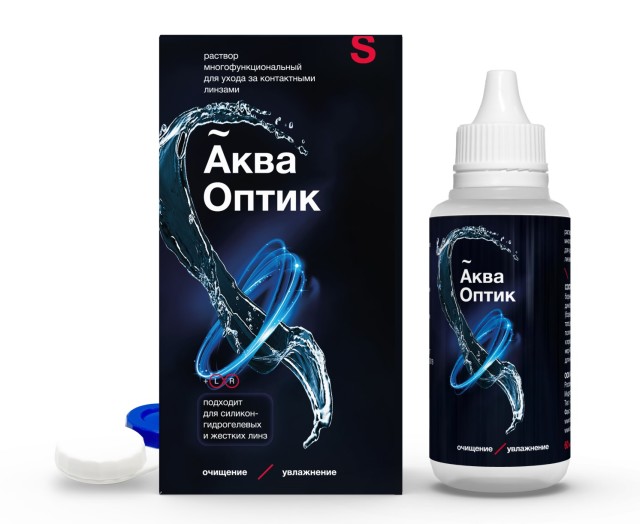Изображение товара Раствор для контактных линз АкваОптик 60 мл, дезинфекция и уход