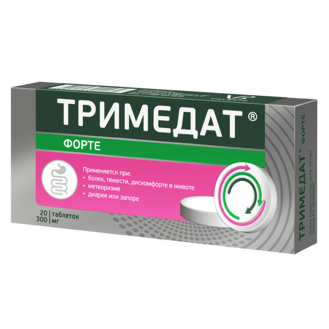 Изображение товара Тримедат форте таблетки пролонгированные 300мг №20