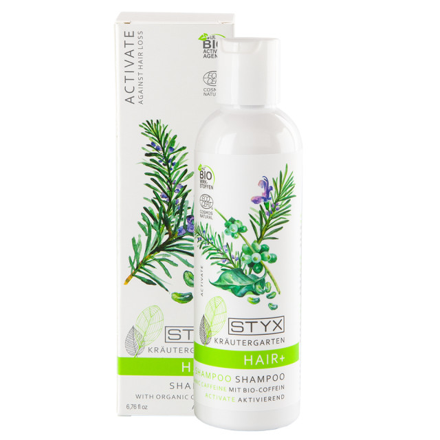 Изображение товара Стикс шампунь Кофеин 200мл для роста волос густоты и объема