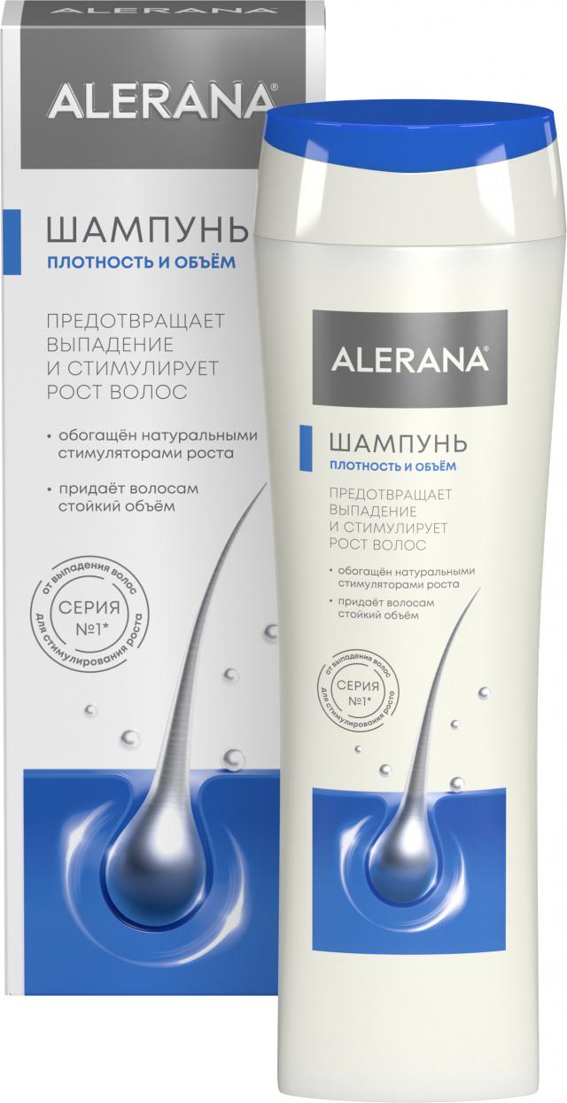 Изображение товара Шампунь ALERANA Плотность и Объем 250мл для густых и упругих волос