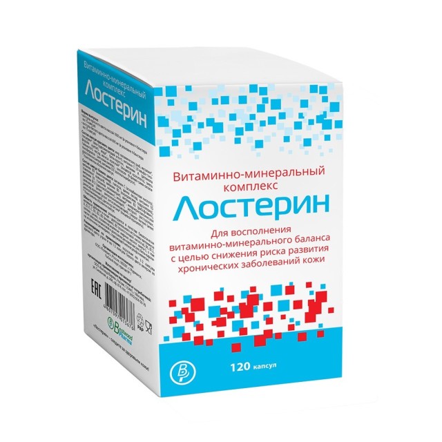 Изображение товара Лостерин капсулы 120 шт витаминно-минеральный комплекс для здоровья кожи и волос
