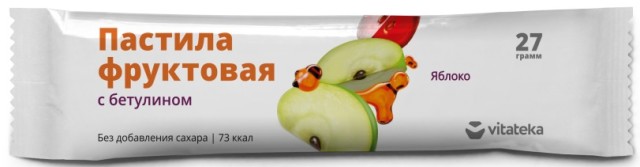 Изображение товара Витатека пастила фрукт. Яблочная 27г