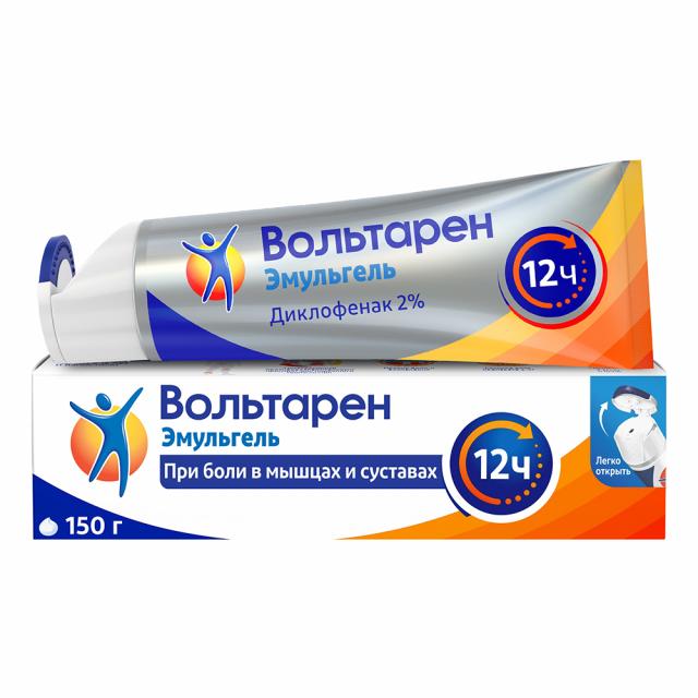Изображение товара Вольтарен Эмульгель гель 2% 150г