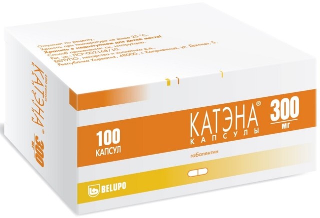 Изображение товара Катэна капсулы 300мг №100