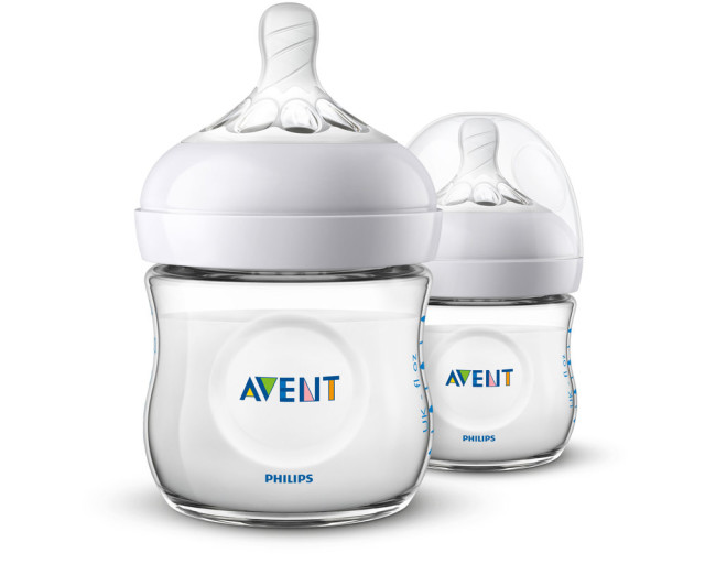 Изображение товара Бутылочка для кормления Philips Avent Natural 125 мл с соской для новорожденных