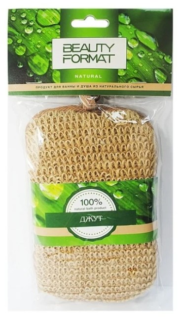 Изображение товара Натуральная мочалка из конопли в форме бруса для тела и пилинга