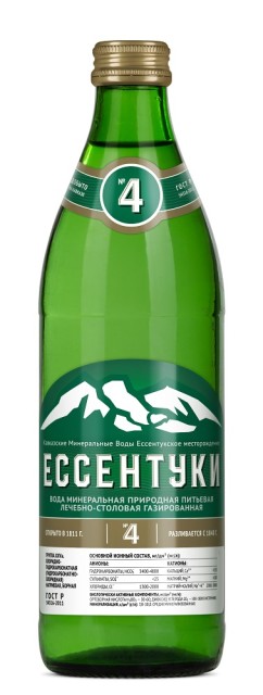 Изображение товара Вода минеральная Ессентуки №4 450мл