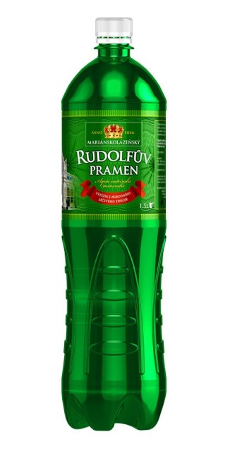 Изображение товара Вода минеральная Рудольфов Прамен 1,5л (газ)