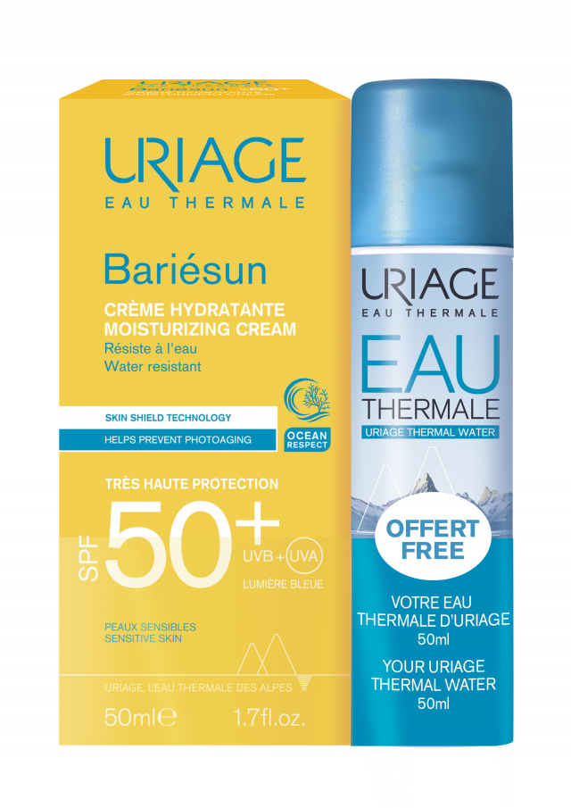 Изображение товара Набор Урьяж Барьесан Увлажняющий крем SPF50+ 50мл и термальная вода 50мл