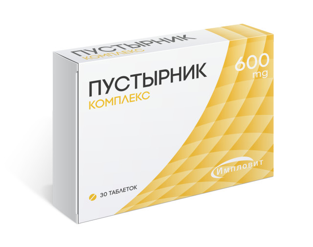 Изображение товара Пустырник Комплекс таблетки 600мг №30 Импловит