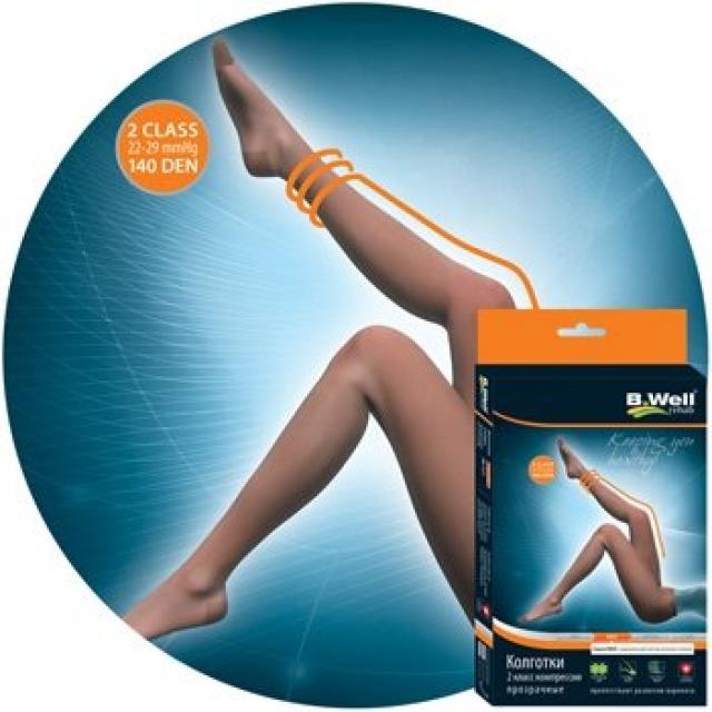 Изображение товара Компрессионные колготки Bi Well Rehabs MED 2 класс JW-321 для вен и отеков