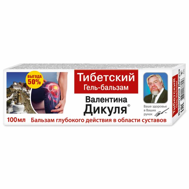 Изображение товара Валентина Дикуля гель-бальзам Тибетский 100мл