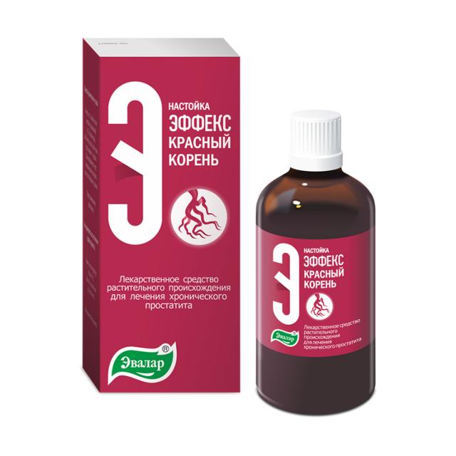 Изображение товара Эффекс красный корень настойка для лечения простатита 100мл натуральное средство