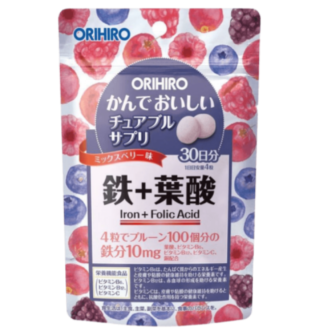 Изображение товара Орихиро Железо с витаминами таблетки No120 - поддержка крови и энергии