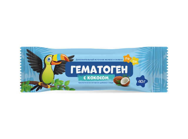 Изображение товара Гематоген с кокосом 40г Импловит