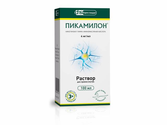 Изображение товара Пикамилон ФСТ раствор для внутреннего применения 4мг/мл 100мл №1