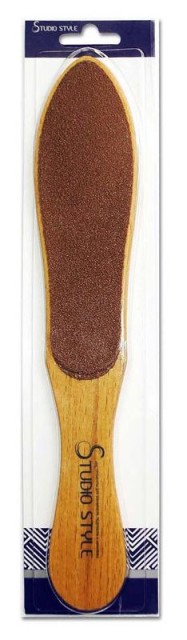 Изображение товара Студио Стайл двусторонняя терка для ног из кавказского бука арт.44011-4417