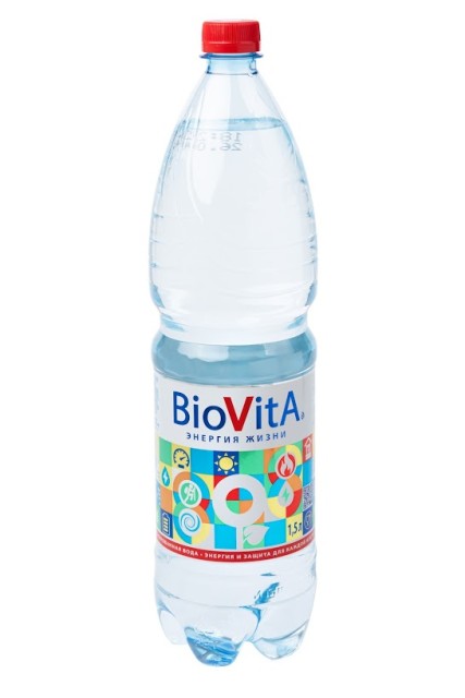Изображение товара Вода питьевая БиоВита 3+ 1,5л ПЭТ